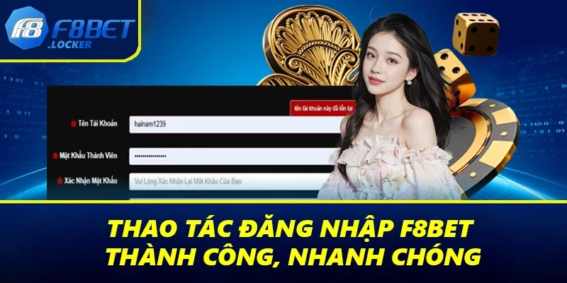 Đăng Nhập F8BET: Hướng Dẫn Thực Hiện Thao Tác An Toàn 2 Thao tác đăng nhập F8BET thành công, nhanh chóng